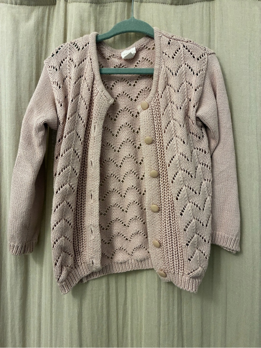 Jamie Kay Button Cardigan Sweater - Mauve Pink size 2 years
